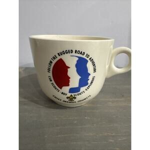 Vintage Cub Scouts Of America Coffee Cup Mug BSA Chief Okemos Council USA